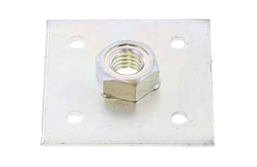 ステンレス 板付ナット(四角板付き六角ナット)(インチ･ウイット)